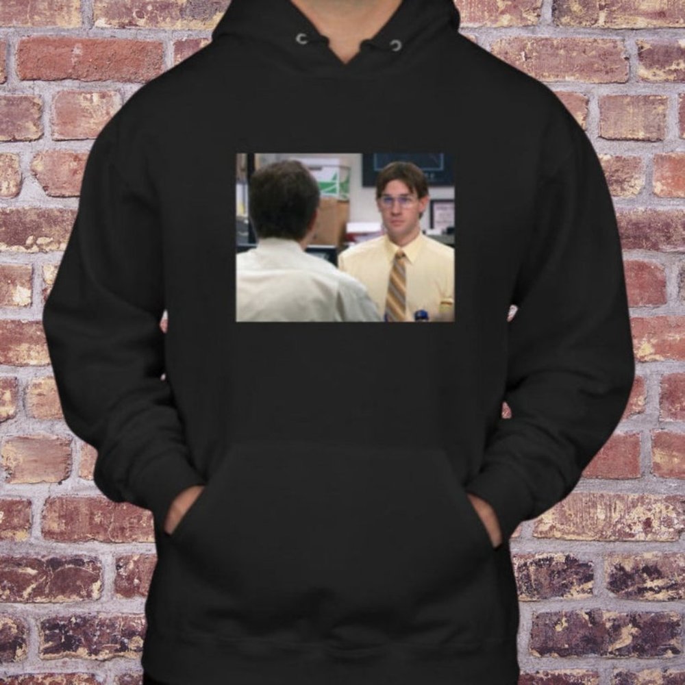 Jim as Dwight The Office Pullover Hoodie